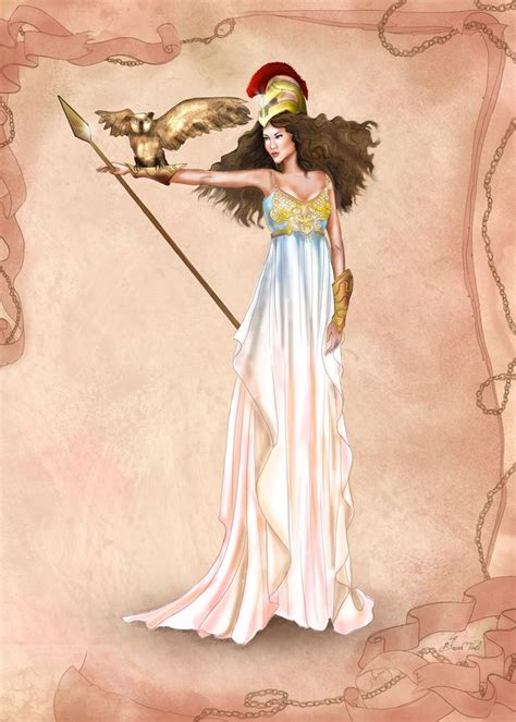 Greek Goddess Athena by BasakTinli | Athena goddess, Greek goddesses ...