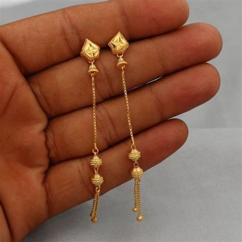 Gold-jewellery-earrings-sui-dhaga Gold Earrings Models,, 54% OFF