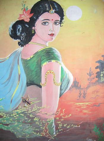 Watercolor Paintings Of Indian Women