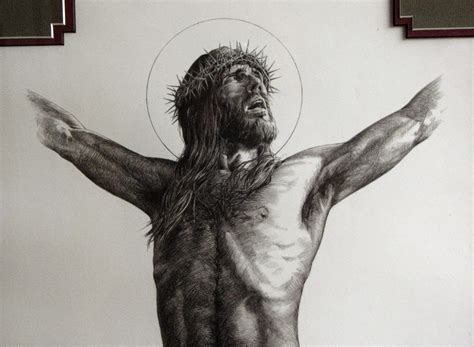 Jesus Crucifixion Sketch at PaintingValley.com | Explore collection of ...