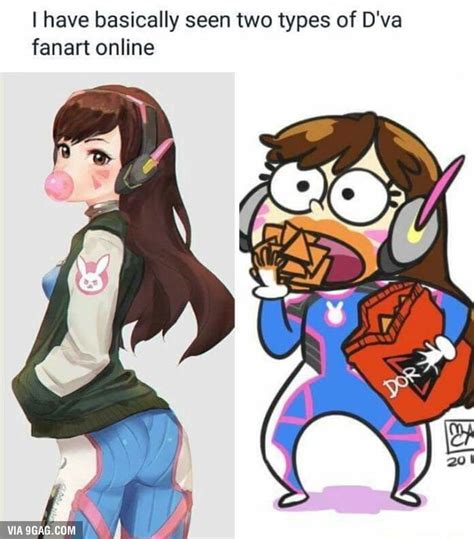 The two types of D.va fanart (besides porn) - 9GAG