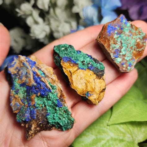 Azurite Malachite / Azurite Crystal / Malachite Crystal / Malachite Azurite / Azurite Matrix ...