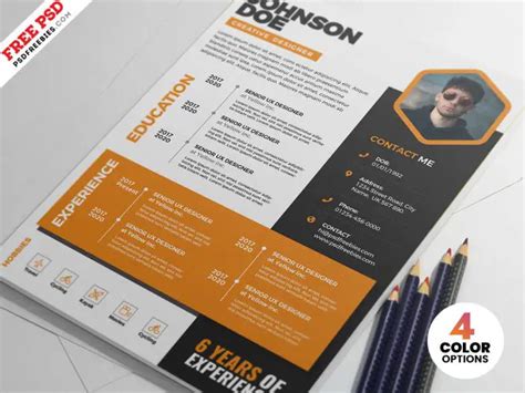 Resume Templates – PSDFreebies.com