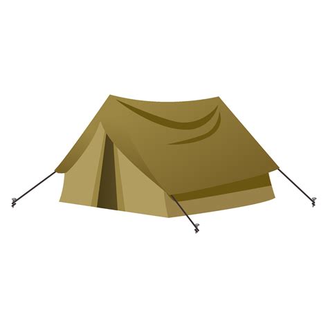 camping tent cartoon vector object 4557655 Vector Art at Vecteezy