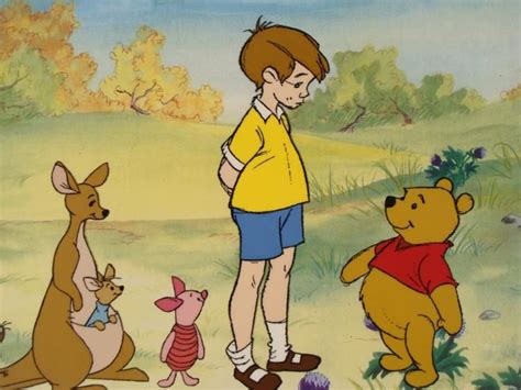 Original Winnie The Pooh Cel Background Animation Gang