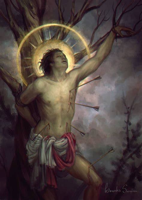 Saint Sebastian by agnes-green on DeviantArt | St sebastian, Saints ...