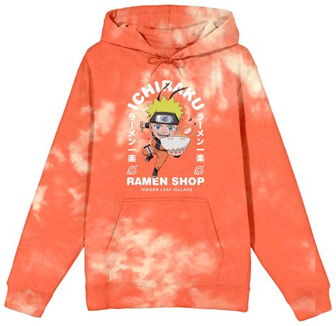 Naruto Shippuden Ichiraku Ramen Shop on Orange Wash Unisex Pullover ...