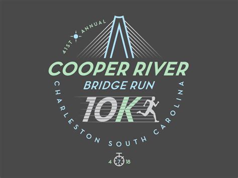 Cooper River Bridge Run Design Submission by Patrick Brickman on Dribbble