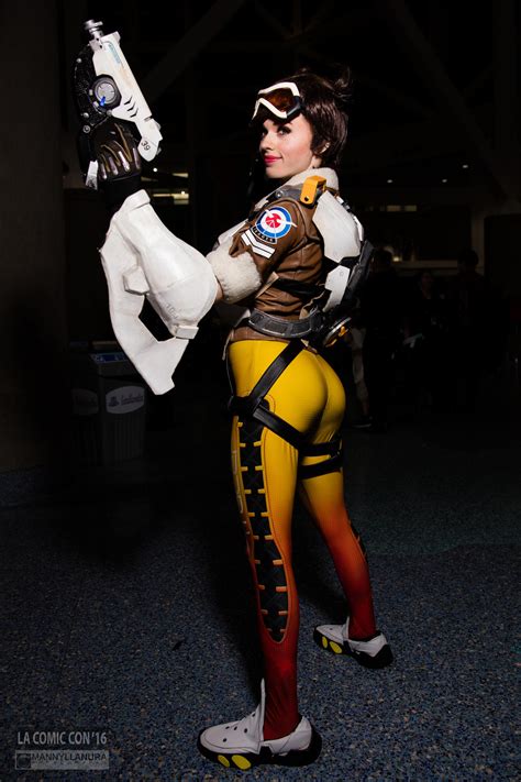 Tracer Cosplay - Overwatch by Amouranth II by wbmstr on DeviantArt