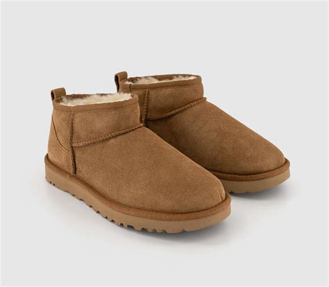 UGG Classic Ultra Mini Boots Chestnut - Women's Ankle Boots