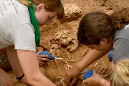 Workers Uncover Bones Philistines Groundbreaking Discovery Editorial Stock Photo - Stock Image ...