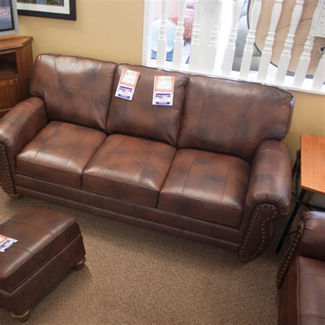 Top Grain Leather Sofa Fireside Furniture in Pompton Plains, NJ