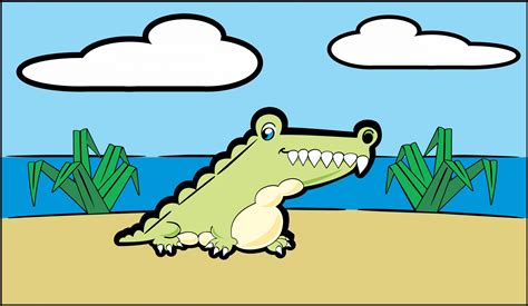 Cartoon Alligator Free Stock Photo - Public Domain Pictures