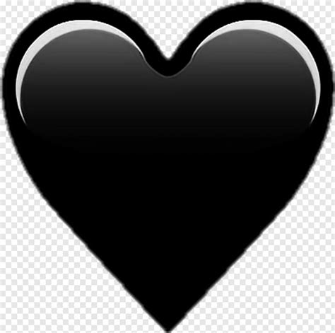 Black Heart Emoji - Free Icon Library