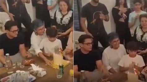 Aamir Khan, Kiran Rao, Azad Rao Khan sing birthday song for actor's mom. Watch | Bollywood ...