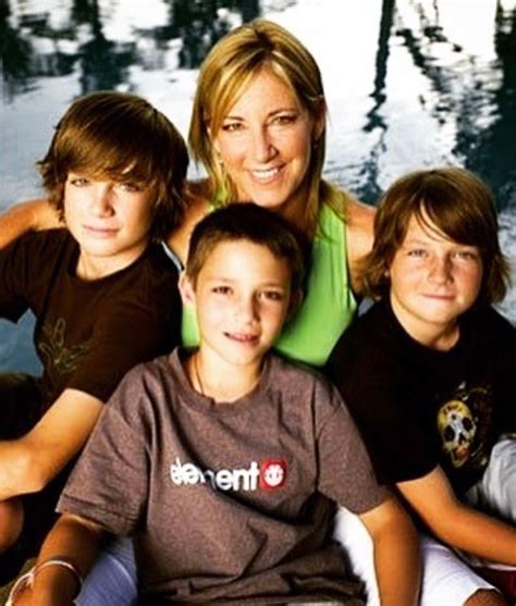 Chris Evert and her three sons | Chris evert, Ladies tennis, Tennis players