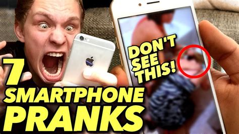 7 SMARTPHONE PRANK'S (iPhone/Android) - YouTube