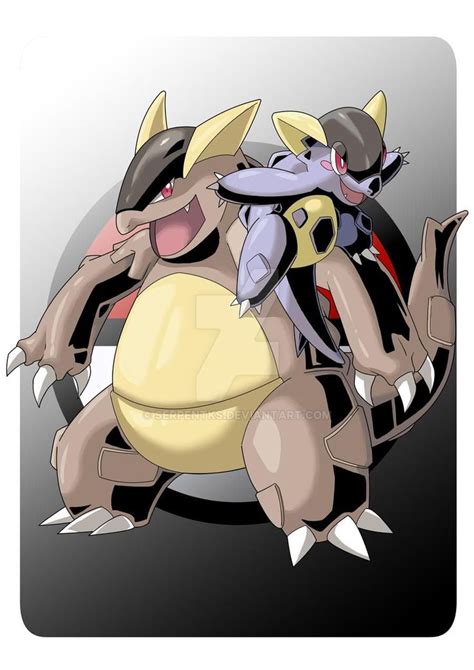 Mega Kangaskhan. by SerpentKS on DeviantArt in 2021