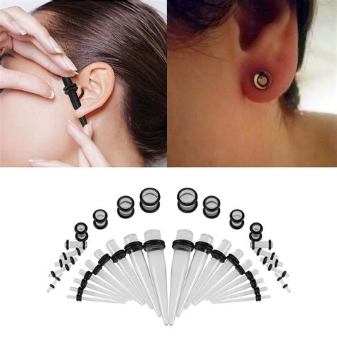 YLSHRF - YLSHRF Ear Taper Kit, Ear Stretching Kit,8 Types Fashionable ...