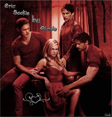 TB Eric Sookie Bill Alcide by GadeChii on DeviantArt | True blood, True ...