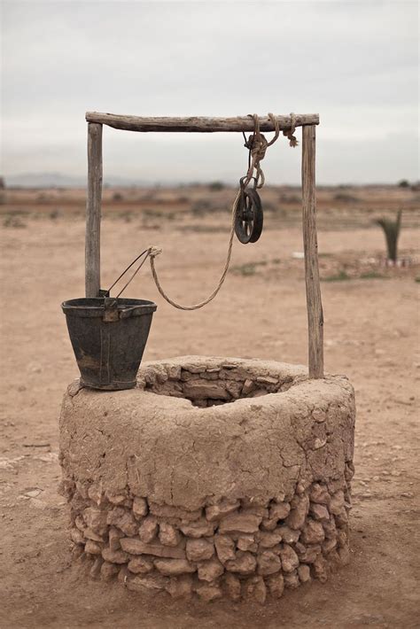 exploring berber village: well | Deserts, Water well, Village