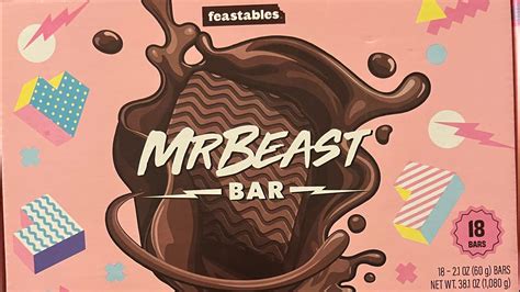 Mr. beast chocolate bar 🍫 variety pack unboxing and review @MrBeast ...