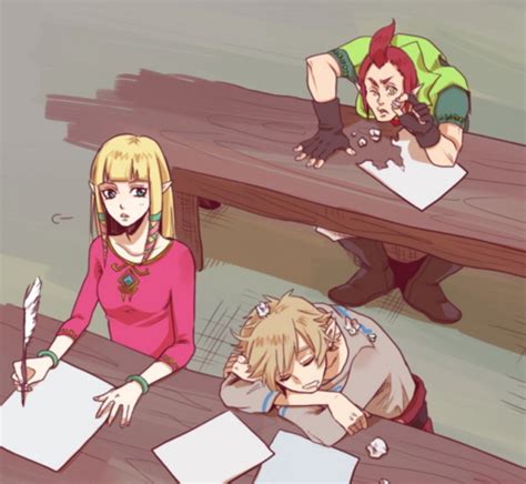 Link at school - The Legend of Zelda: Skyward Sword Fan Art (29182405 ...