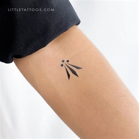 Celtic Awen Symbol Temporary Tattoo - Set of 3 – Little Tattoos