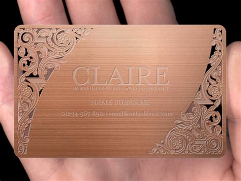 Copper Business Cards — PlasmaDesign