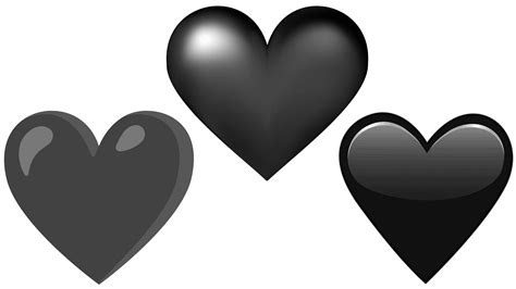 Black Heart Emoji - what it means and how to use it