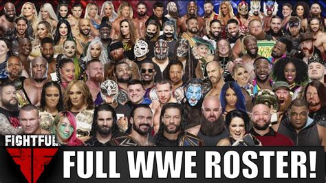 WWE Roster - FULL And Updated After 2020 WWE Draft | Raw & Smackdown ...