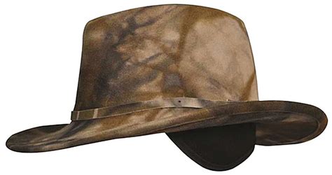 Black Creek Men's Hunter Two Crushable Wool Cowboy Camo Ear flaps Hat ...