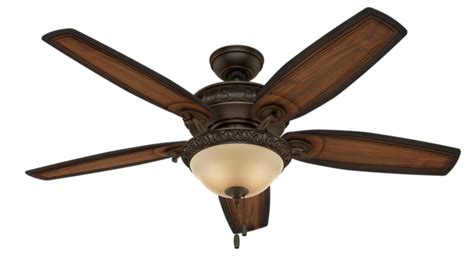 54" Bronze/Brown Ceiling Fan | Claymore 54014 | Hunter Fan