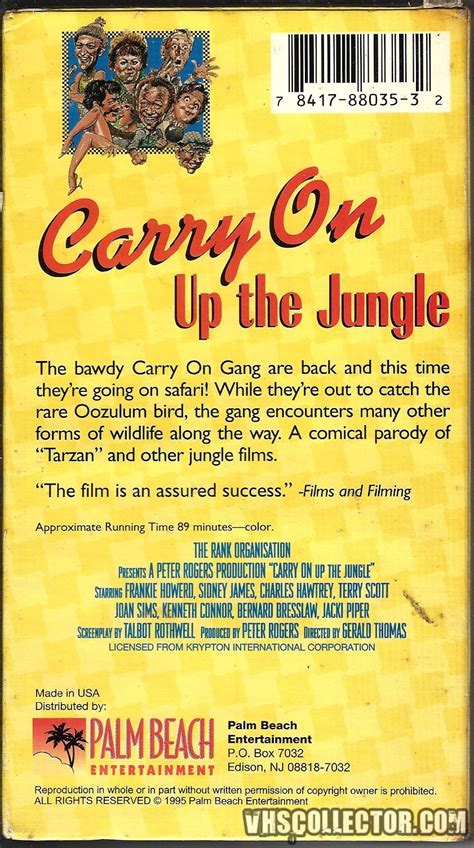 Carry On Up the Jungle | VHSCollector.com