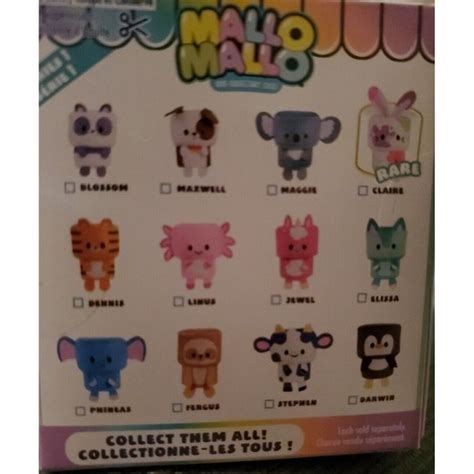 Toys | Mallo Mallo 3 Mini Collectible Mystery Plush Figure Pack 223 | Poshmark