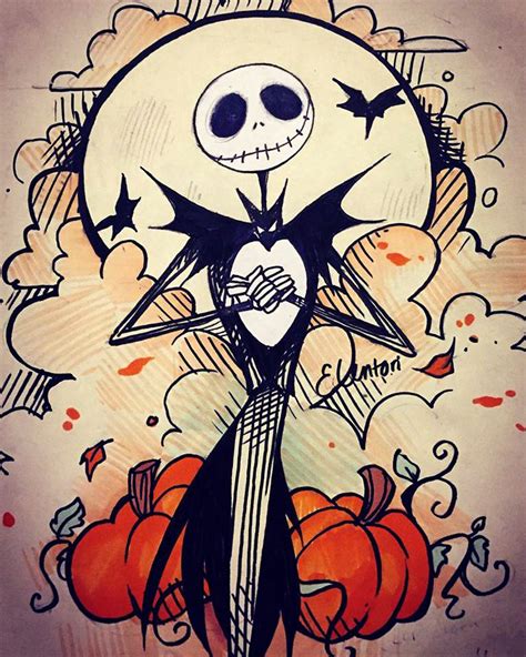 Get ready for Halloween | Nightmare before christmas drawings, Halloween drawings, Cute ...