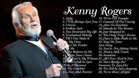 KENNY ROGERS: Greatest Hits Full Album || Best Songs Of Kenny Rogers | Best songs, Country music ...