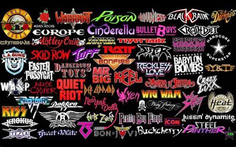 Rock Bands Collage Vinyl Wall Laptop Decal/sticker - Etsy | Band ...