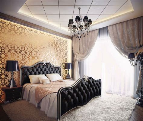15 Luxurious Black and Gold Bedrooms