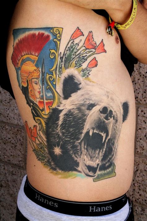 California Bear Flag Tattoo : 47 Amazing California Tattoos With ...