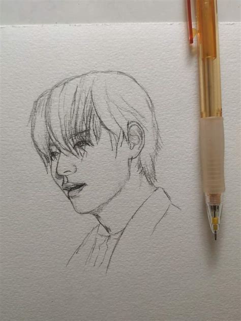 BTS Kim Taehyung Watercolor Painting | ARMY's Amino