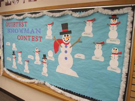 Winter Snowman Incentive Bulletin Board Idea – SupplyMe