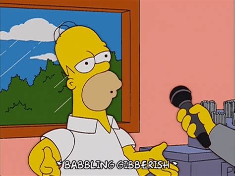 Homer Simpson Interview GIF - Find & Share on GIPHY