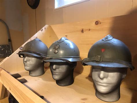 WW1 Adrian Helmets : r/Militariacollecting