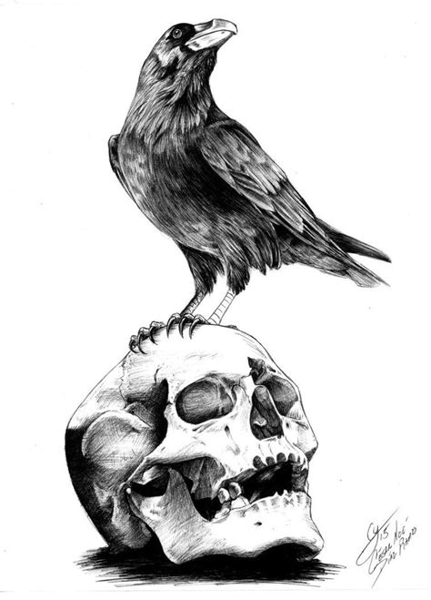 The Raven by Edgar Allan Poe by shuranegro | Tatuagem de corvo, Arte ...