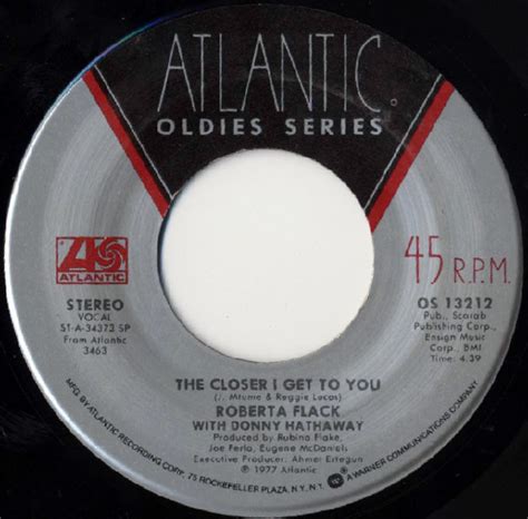 Roberta Flack - The Closer I Get To You (1977, SP, Vinyl) | Discogs