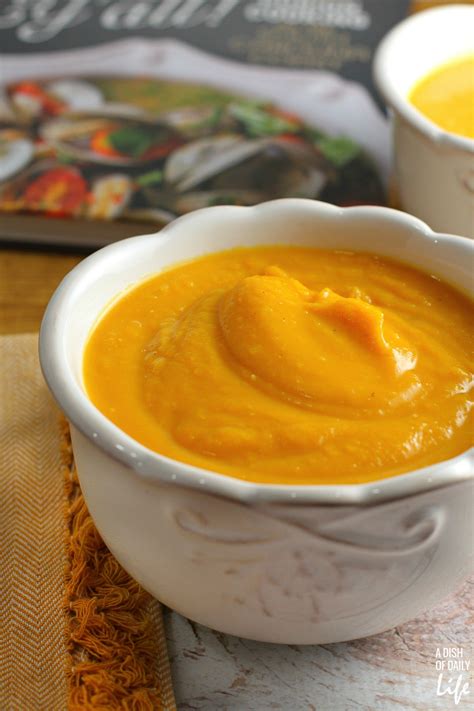 Easy Butternut Squash Soup Recipe - A Dish of Daily Life | Squash soup ...