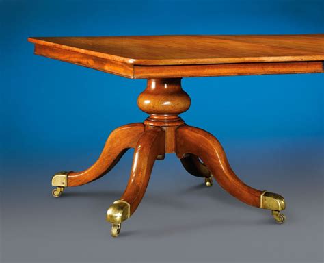 Incredible English Mahogany Seven-Pedestal Dining Table For Sale at 1stDibs