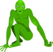 Free illustration: Martian, Monster, Green - Free Image on Pixabay - 1674016
