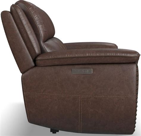 Flexsteel® Beau Power Reclining Sofa with Power Headrests | BlvdHome